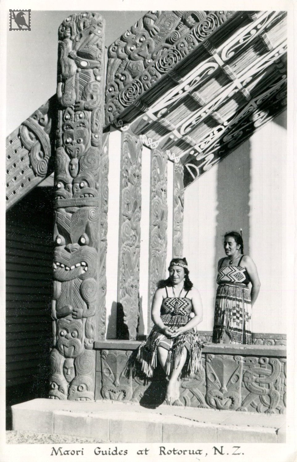 Maori Guides at Meeting House