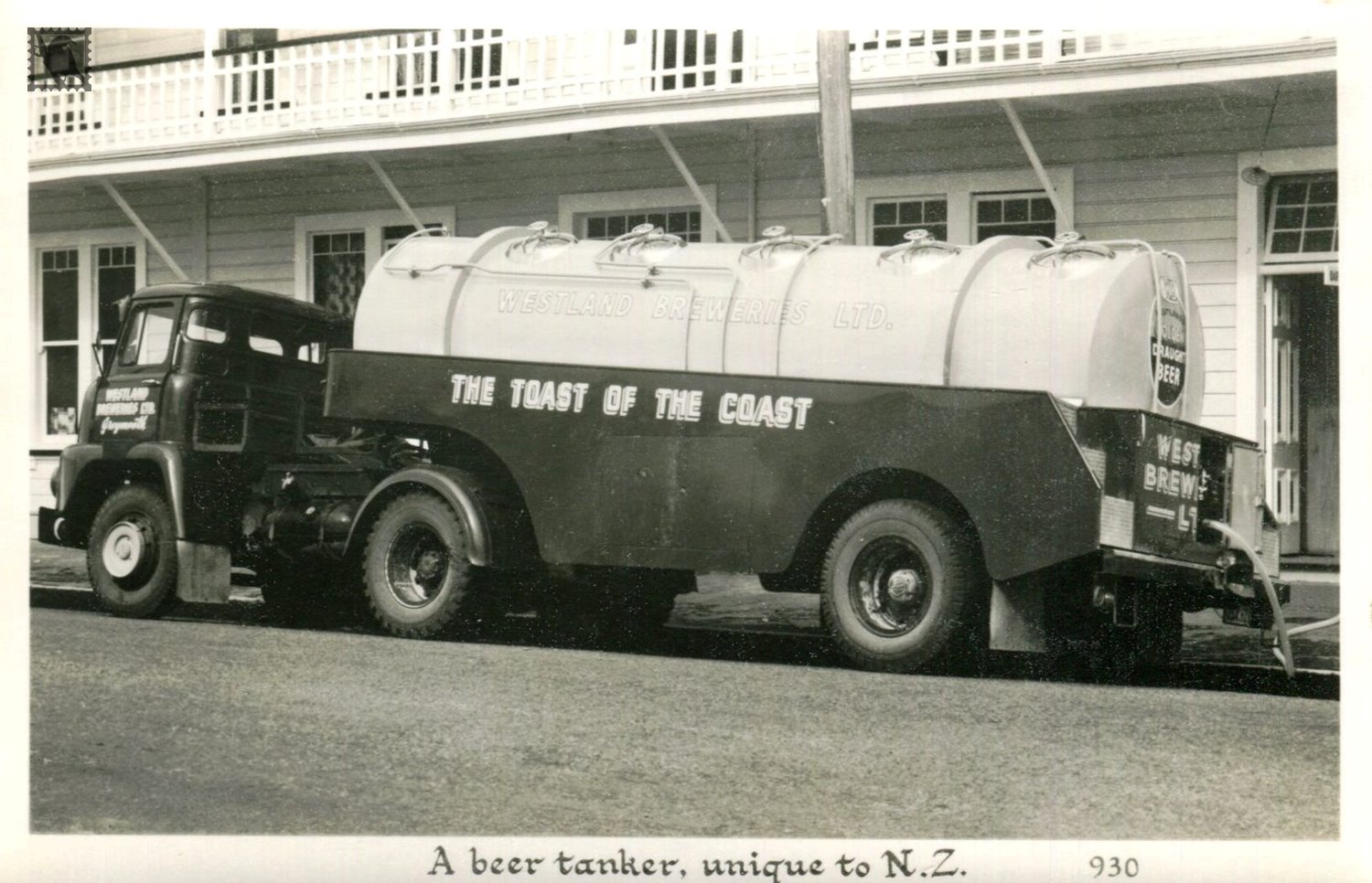 A Beer Tanker Unique to New Zealand