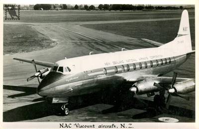 Christchurch NAC Viscount Aircraft
