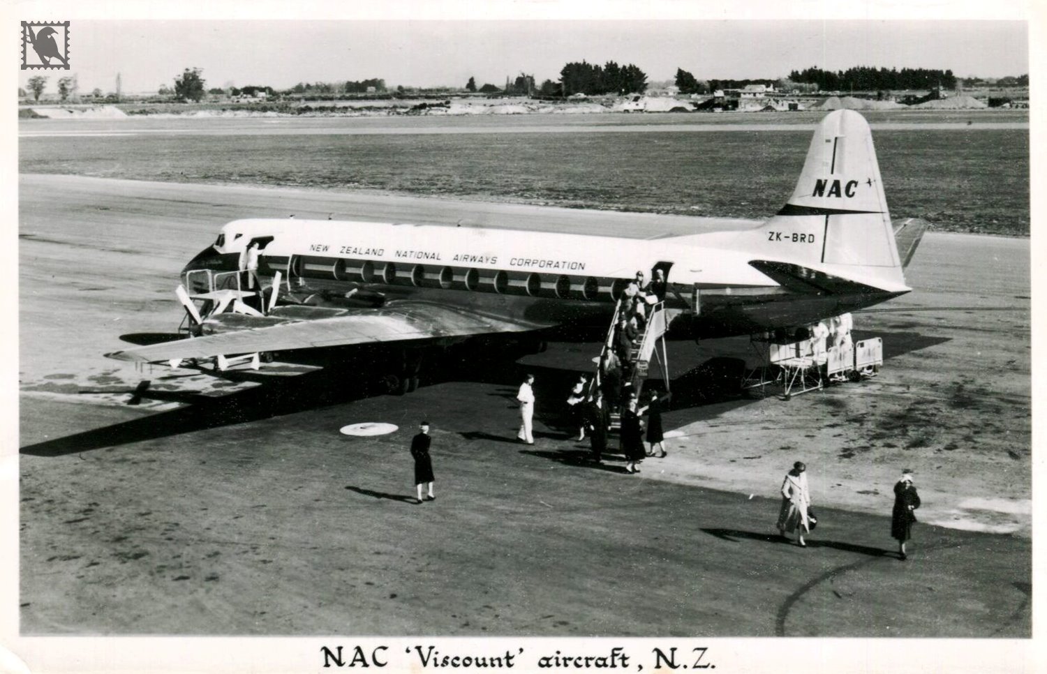 Christchurch Airport Viscount Aircraft