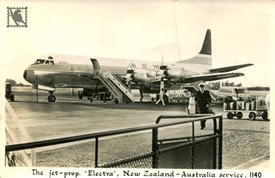 Christchurch Airport - The Jet-Prop "Electra"