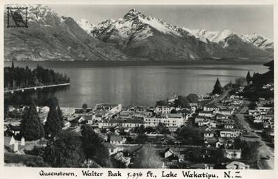 Queenstown-Showing Walter Peak & Lake Wakatipu