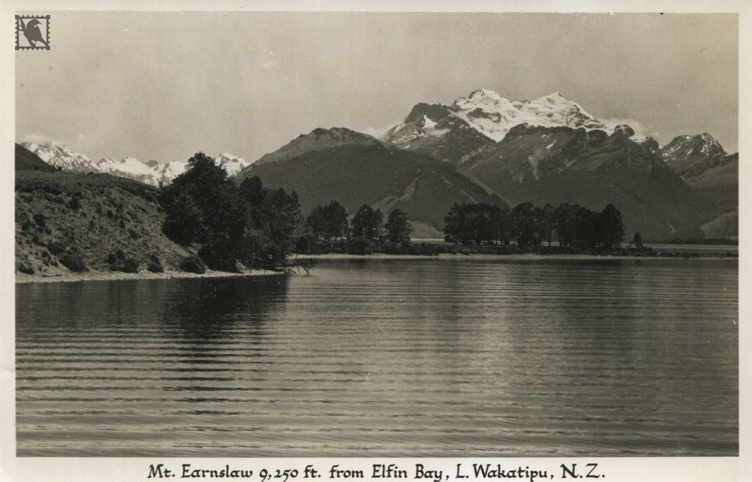 Queenstown-Mt Earnslaw from Elfin Bay Lake Wakatipu