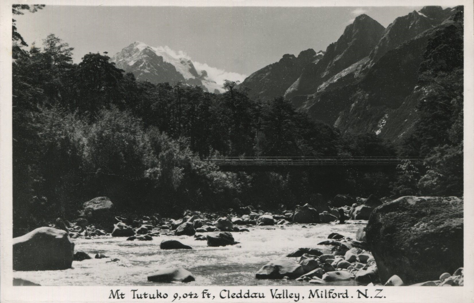 Fiordland - Mt Tutuko, Cleddau Valley, Milford